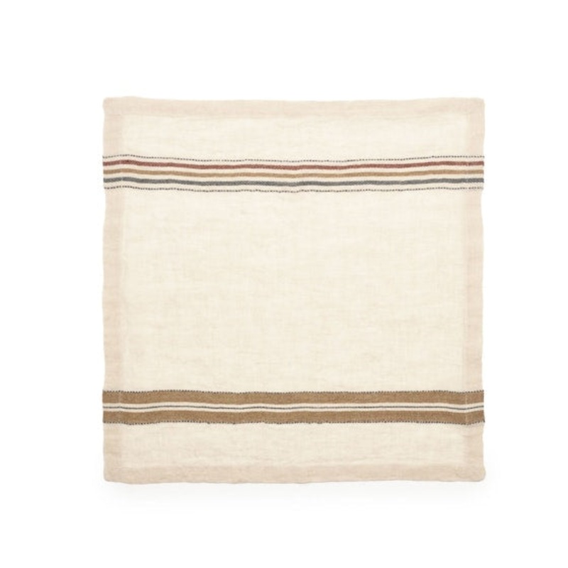 Perry: Napkin Set of 6 Multi stripe