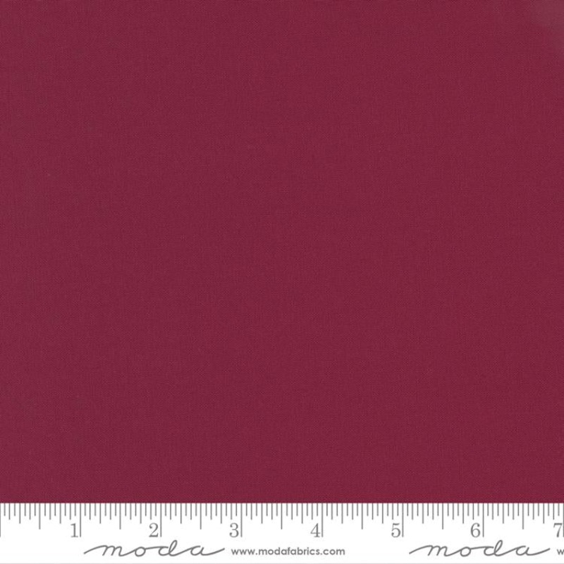 Bella Solids Barn Door Burgundy Moda Cotton Fabric MD-9900-113