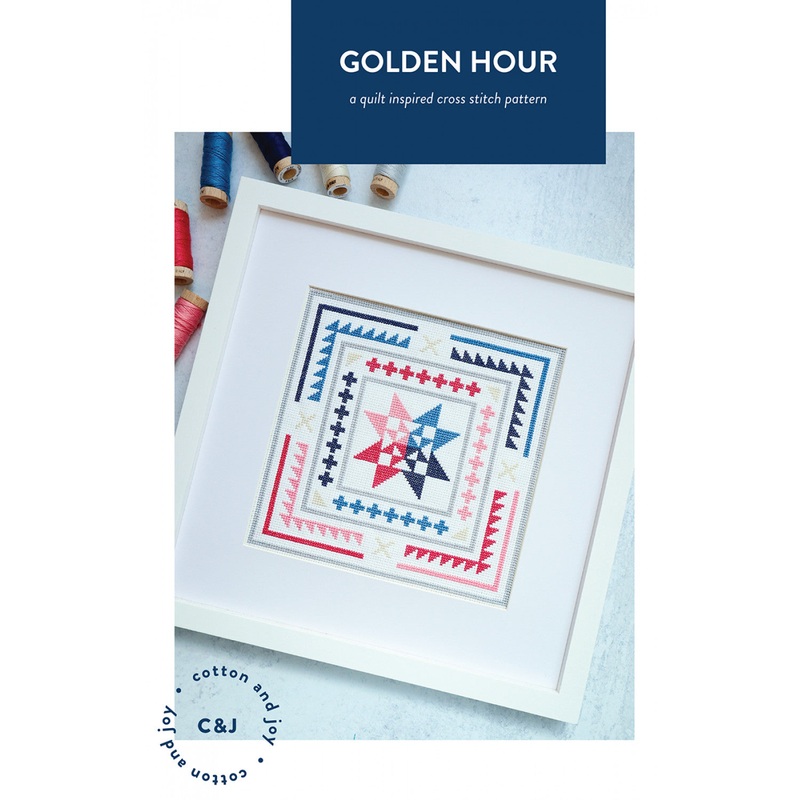 Golden Hour Cross Stitch Pattern by Cotton and Joy