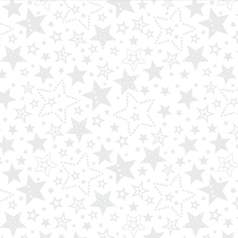 Star Spangled Whites Spectacular Stars White on White Blender Kanvas Studio Benartex Fabric BE-15362-09
