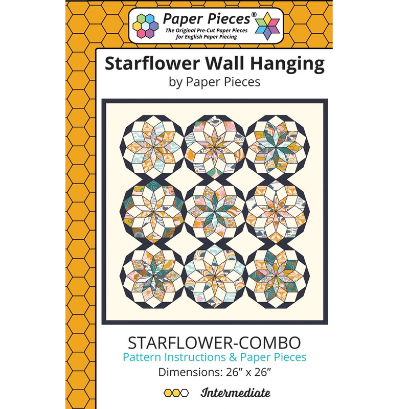 Starflower Wall Hanging Pattern and Piece Pack # STARFLOWER-COMBO - Special Order