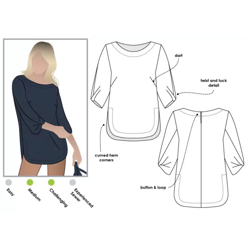 Style ARC - Sadie Tunic (Sizes 4 - 16) Sewing Pattern