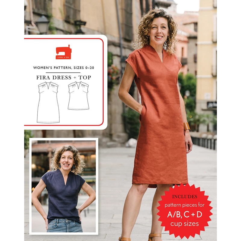 Fira Dress & Top Pattern by Liesl & Co. - Special Order