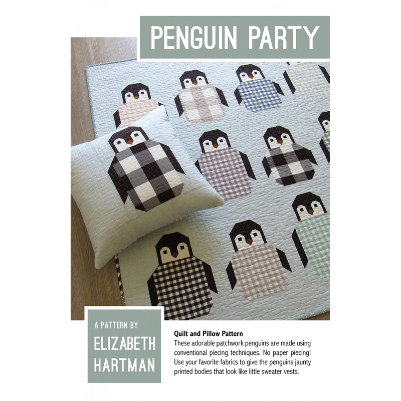Penguin Party Quilt Pattern by Elizabeth Hartman
