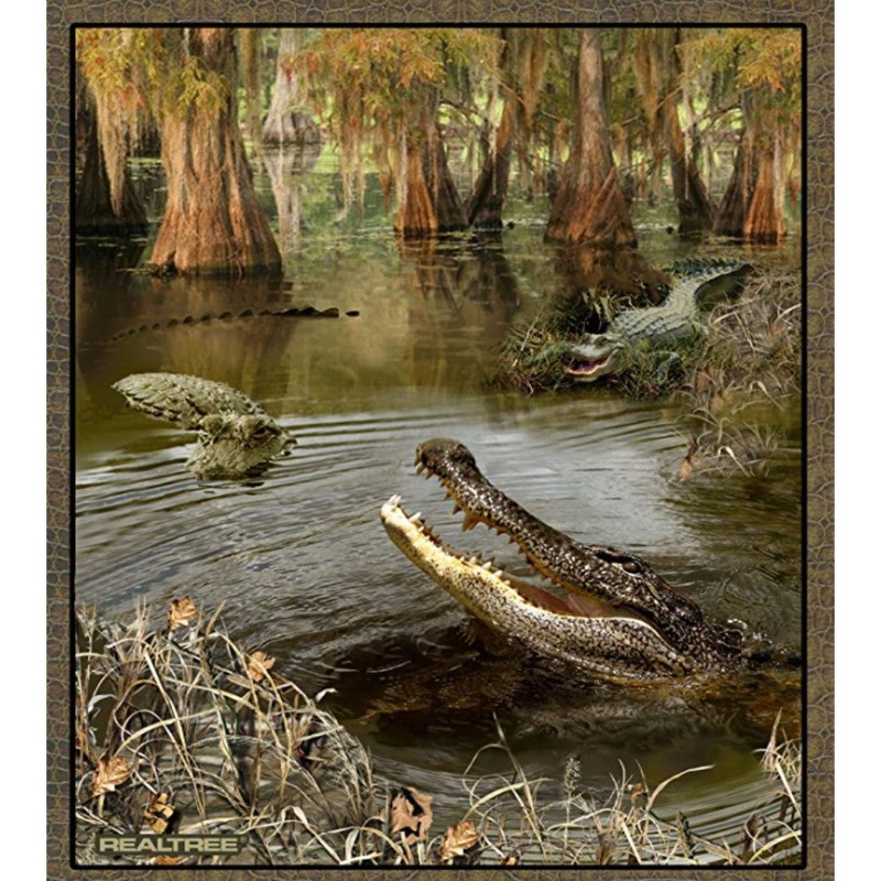 Realtree Alligator Panel 36" Print Concepts Cotton Fabric PC-9956