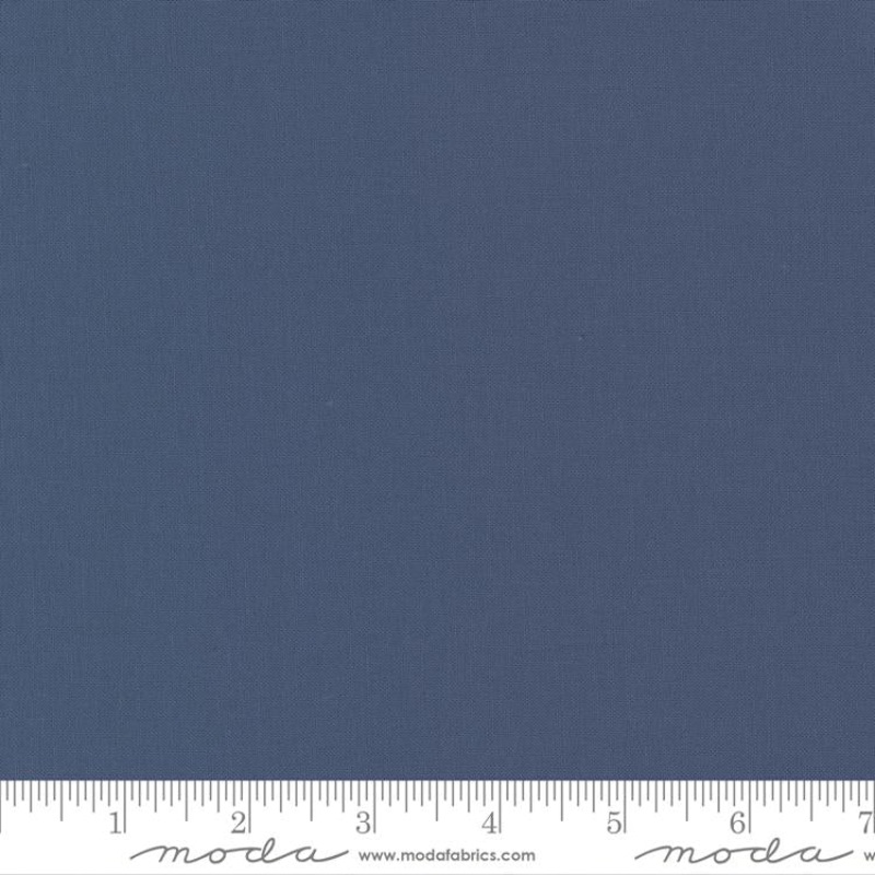 Bella Solids Indigo Blue Moda Cotton Fabric MD-9900-218