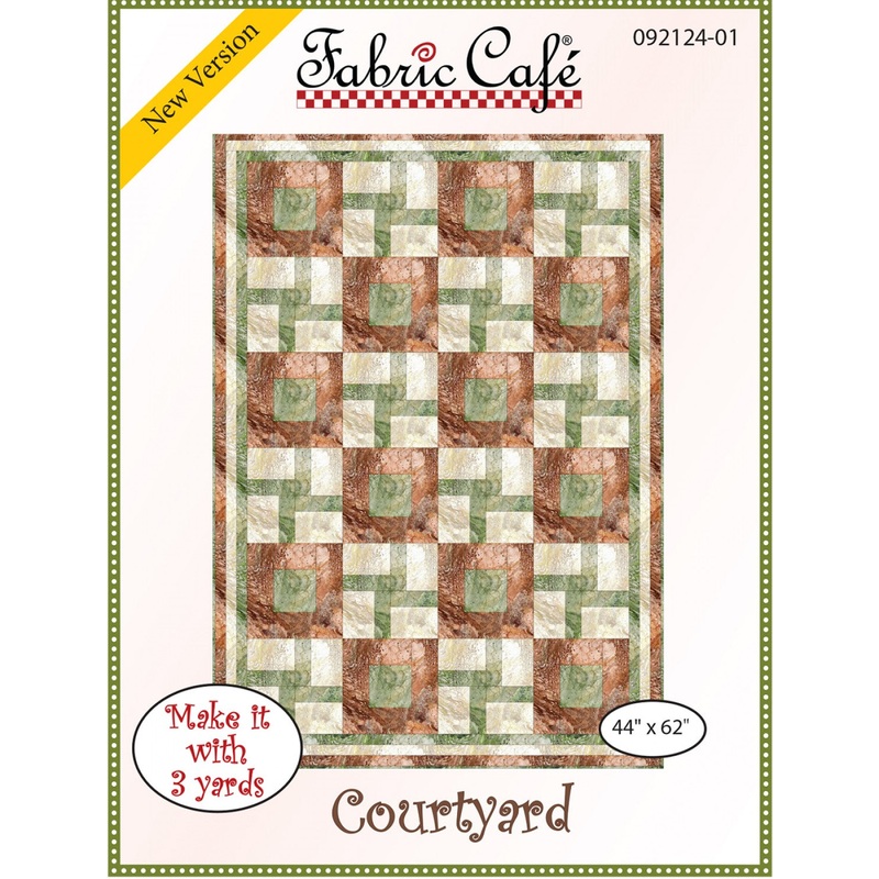 Courtyard Quilt Pattern by Fabric Cafe