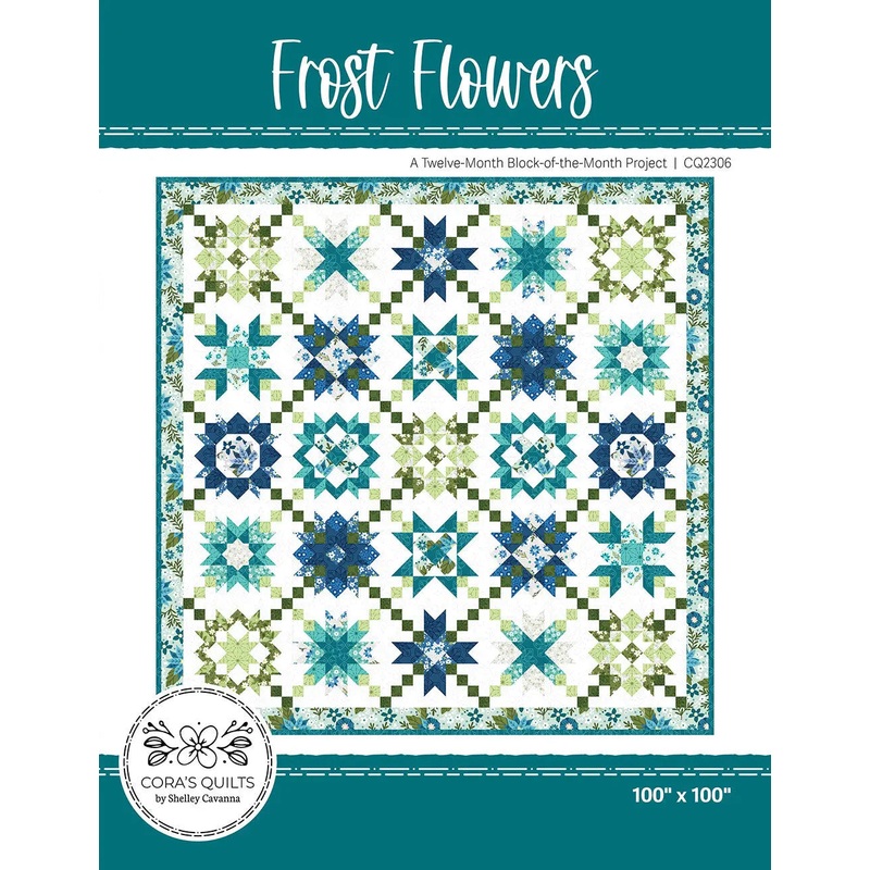 Frost Flowers Block-of-the-Month Quilt Pattern