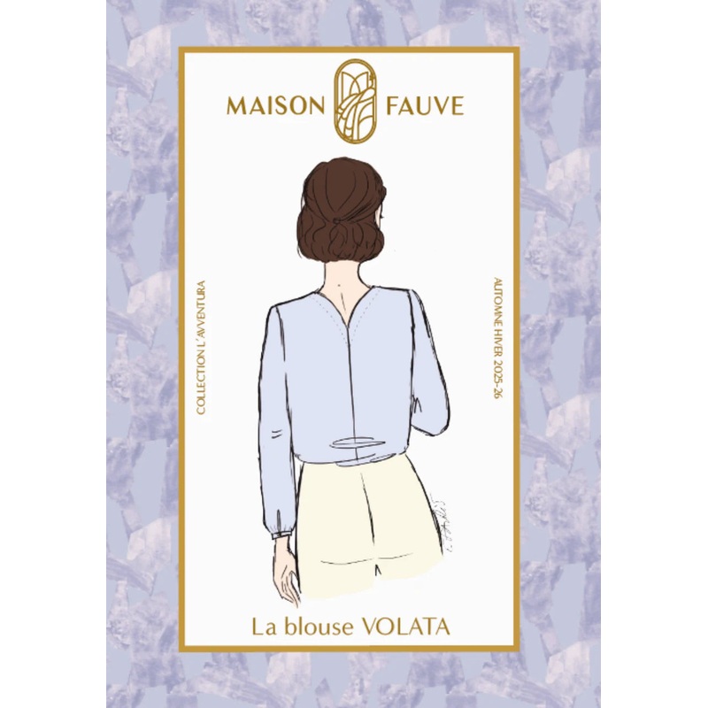 Maison Fauve - VOLATA blouse Paper Sewing Pattern