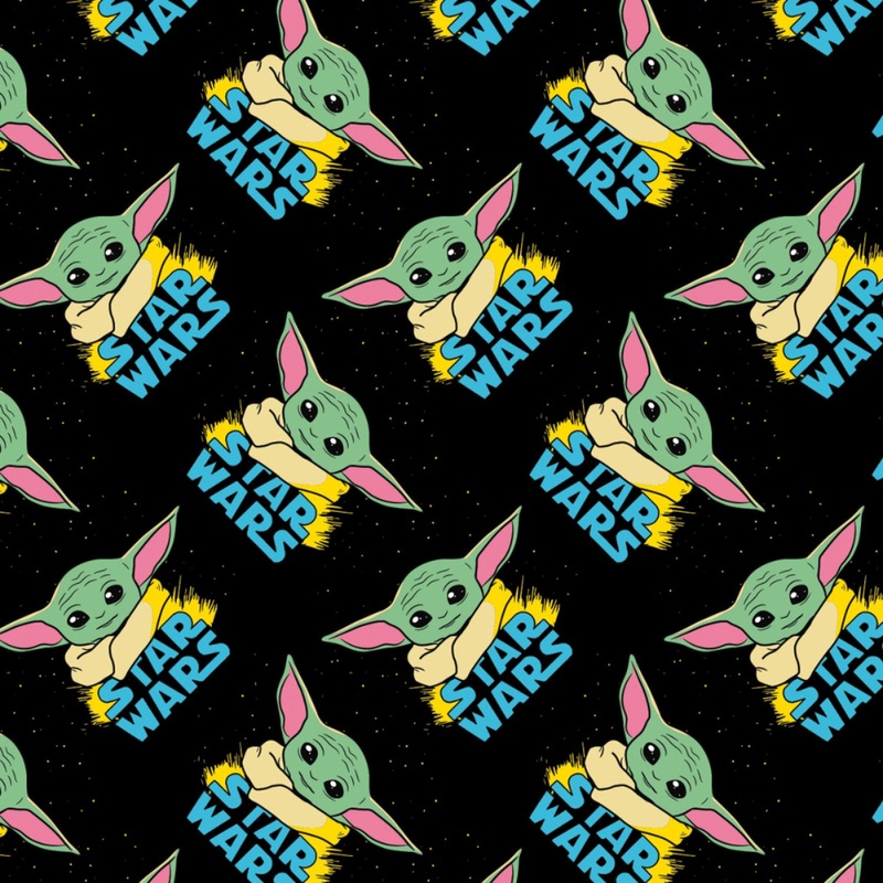 Star Wars Fabric, Camelot Cotton fabric, Baby Yoda Cotton Fabric, fabric by the yard