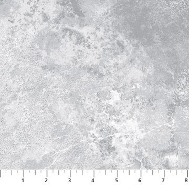 Stonehenge Basics Texture 108" Wide Backing Grey Linda Ludovico Northcott Cotton Fabric NC-B3937-91
