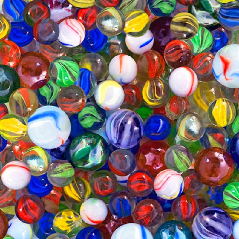This & That VI Marbles Marbles Black Quilting Treasures Cotton Fabric