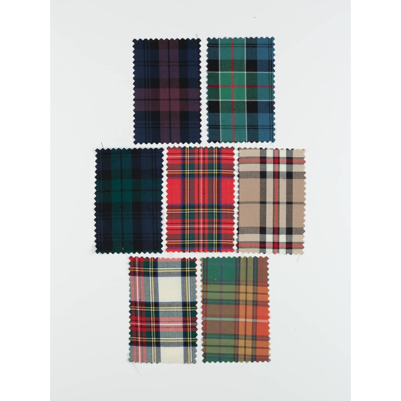 Sample Pack: 11oz Wool Worsted Tartans - Best Sellers