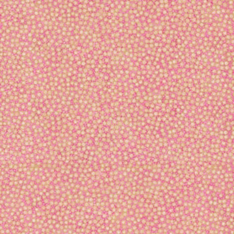 Shimmer Bubble Gum Cotton 44"/45" Fabric Per Yard