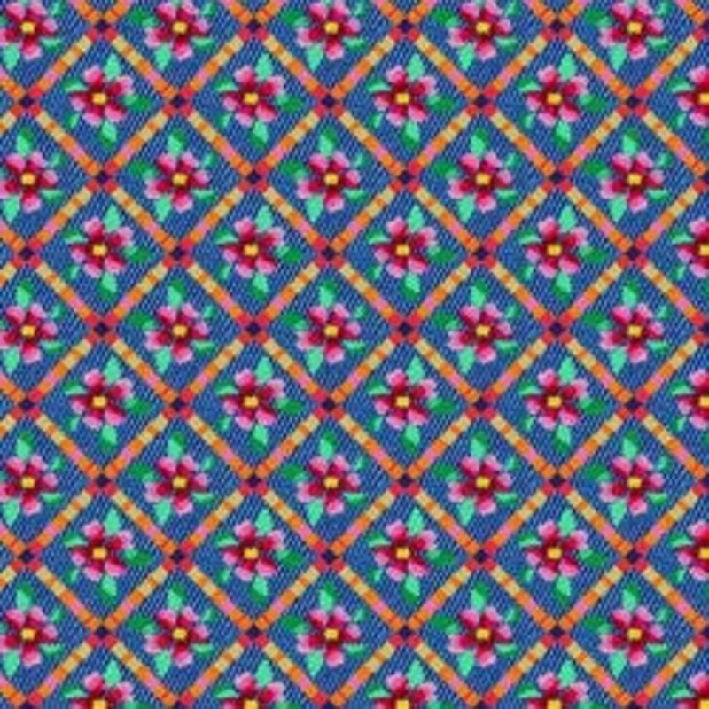 Urban Charm Multi Cotton 44"/45" Fabric Per Yard