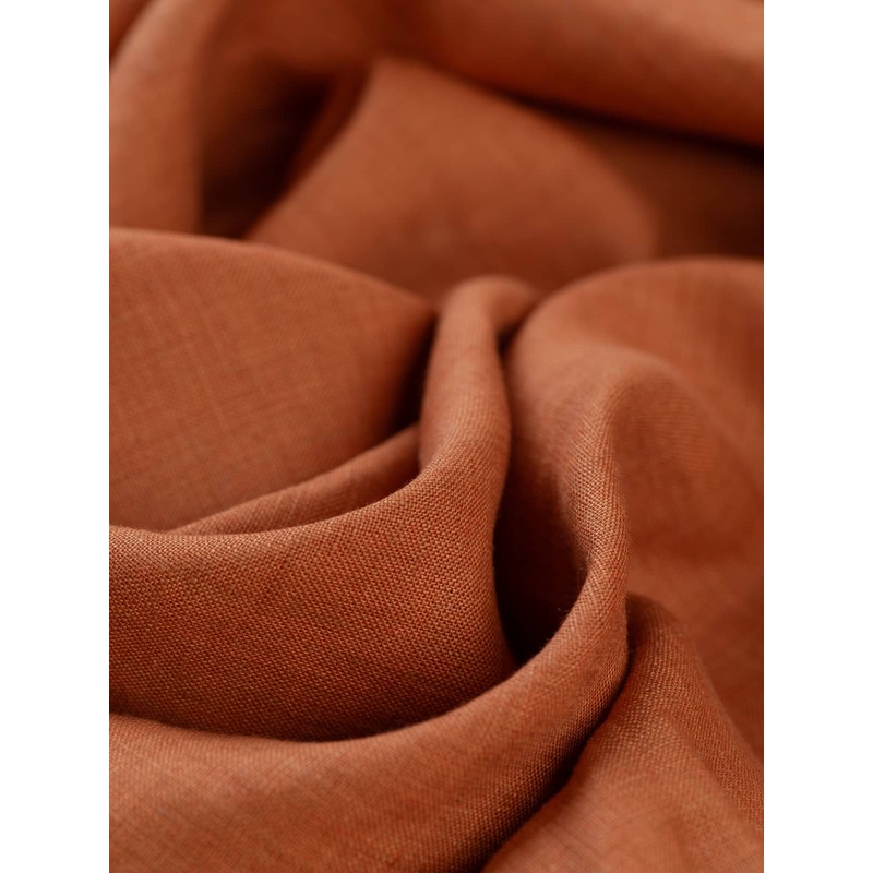 100% Linen Cross Hatch - Aromatic Cedar