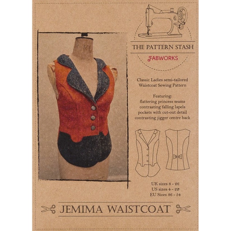 Jemima Waistcoat - The Pattern Stash
