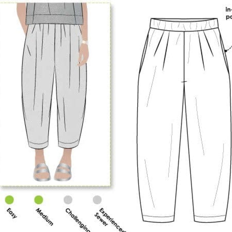 Ethel Pant Sewing Pattern by Style Arc | Sizes 430