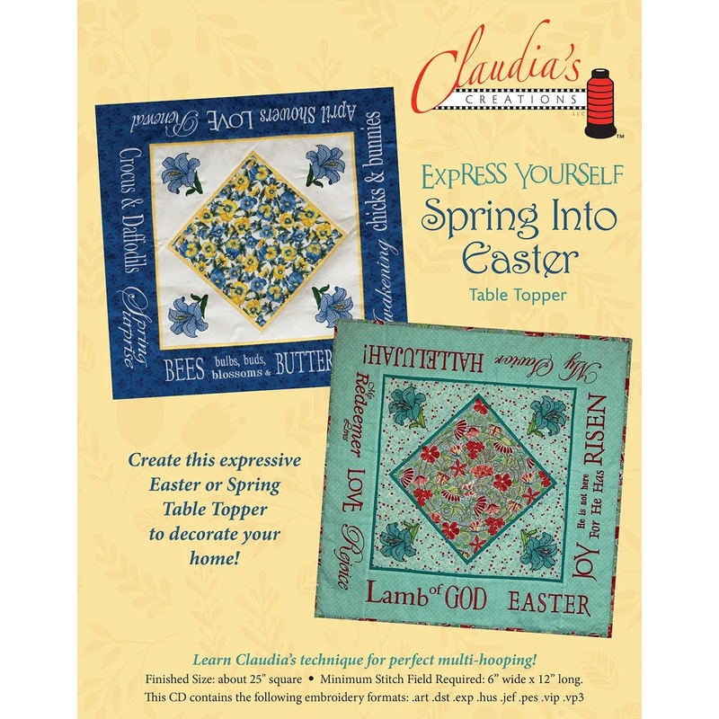 Express Yourself Spring Table Topper