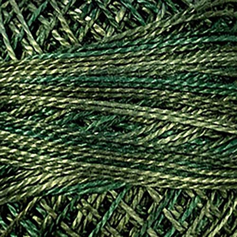 Pearl Cotton Variegated 12wt Thread Green Pastures Valdani VL-PC12-O526