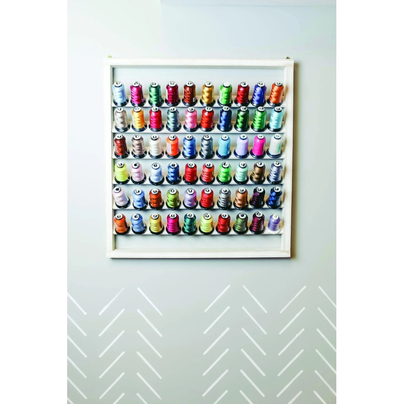 RNK WHITE-WASHED WOODEN THREADRACK