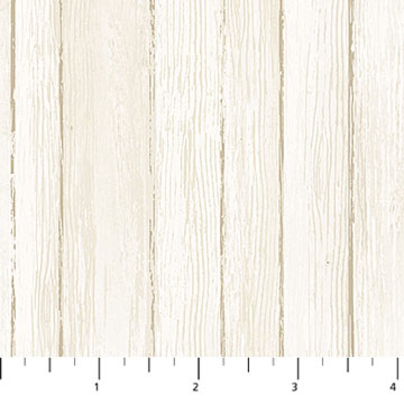 Beach Therapy Wood Planks Cream Deborah Edwards Northcott Cotton Fabric NC-25473-11