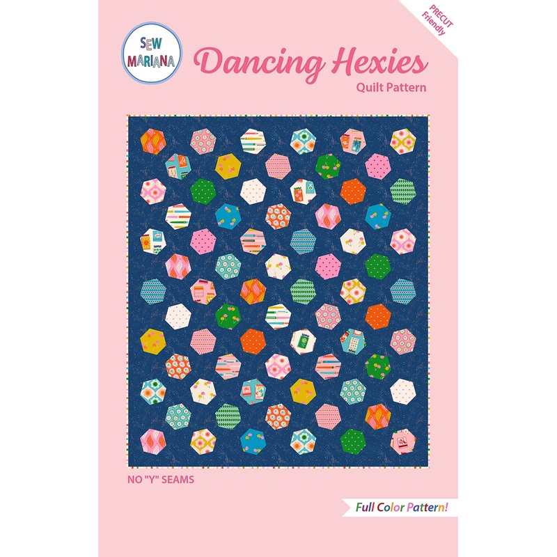 Dancing Hexies Quilt Pattern by Sew Mariana
