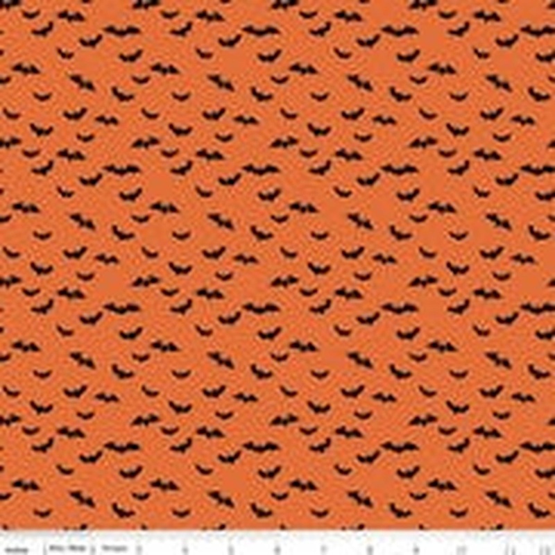 RB Sophisticated Halloween Bats - Orange