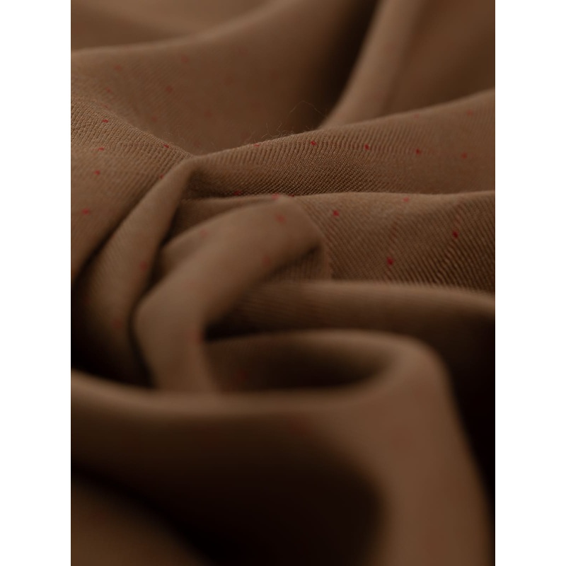 Wool Blend Suiting - Hazel & Holly Berry Pin Dot