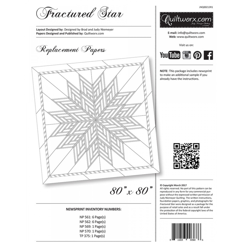 Fractured Star Replacement Papers # JNQ00213R1 - Special Order