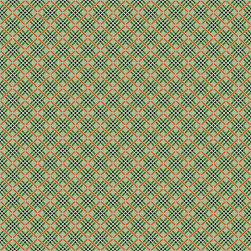 Spring Is In The Air Spring Bias Plaid Green Hannah West Henry Glass HG-2784-66-Green