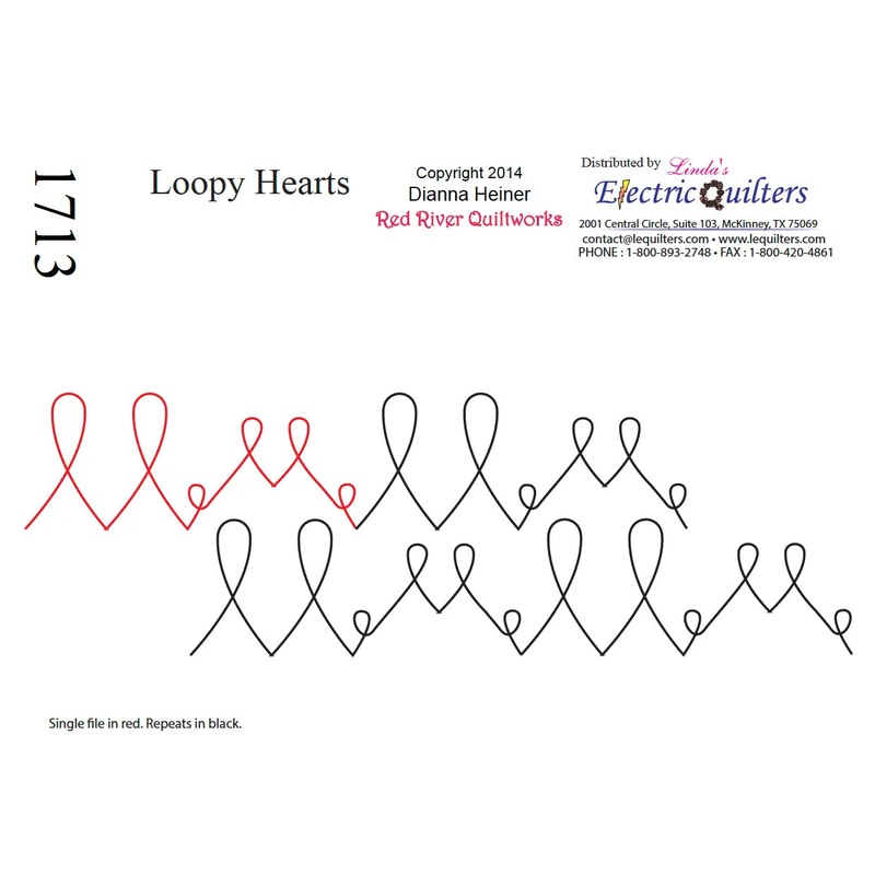 1713 Loopy Hearts Combo Pantograph