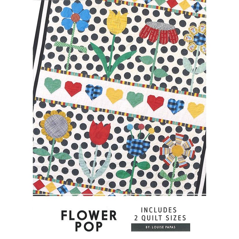 Flower Pop Pattern by Jen Kingwell Designs