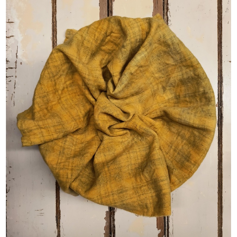 MUSTARD Hand Dyed Plaid Wool (Light)