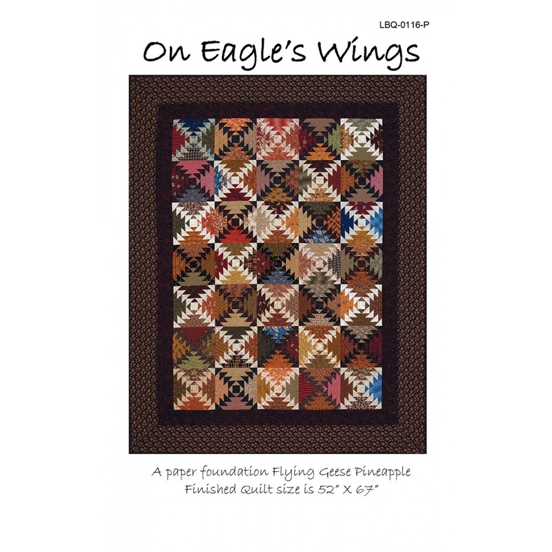 On Eagles Wings Quilt Pattern by Laundry Basket Quilts