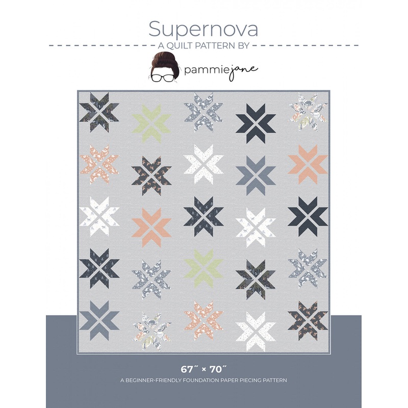 Supernova FPP Quilt Pattern by Pammie Jane