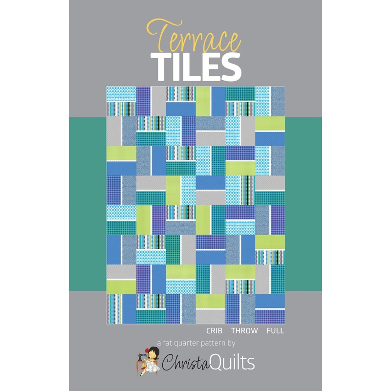 Terrace Tiles Quilt Pattern by Christa Quilts - Special Order