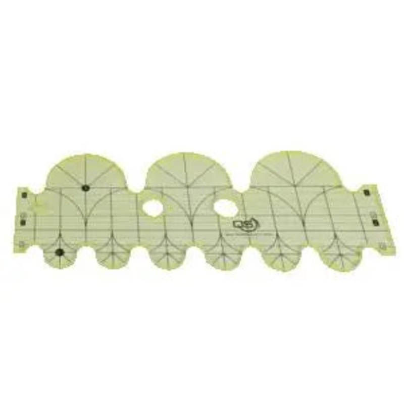 Quilters Select 6" & 1" MACHINE QUILT RULER