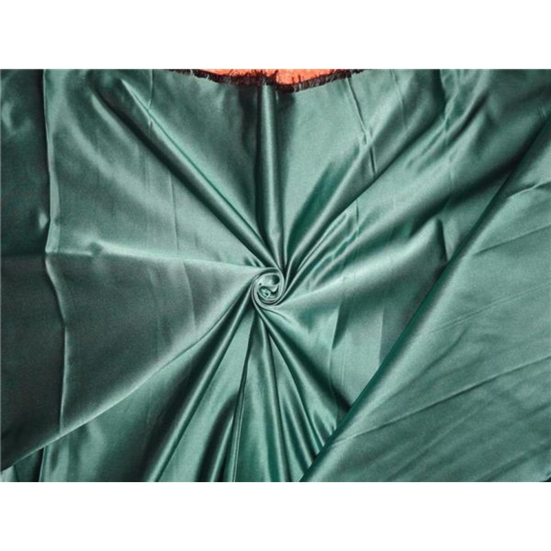SILK DUTCHESS SATIN GREE X BLACK 60" CUT PSC OF2.80 YRDS