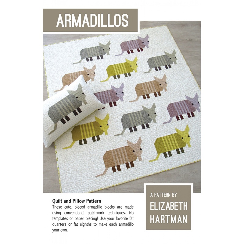 Armadillos Quilt Pattern by Elizabeth Hartman