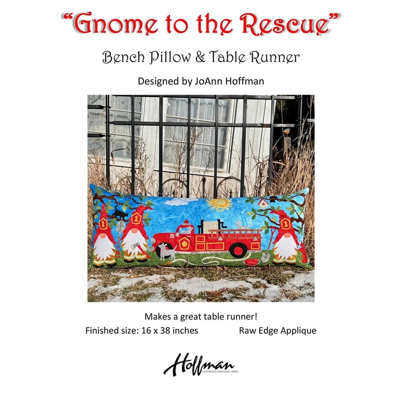 Gnome to the Rescue Bench Pillow and Table Runner