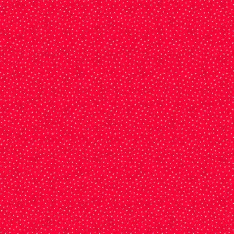 Red Starlet Cotton Wideback Fabric per yard