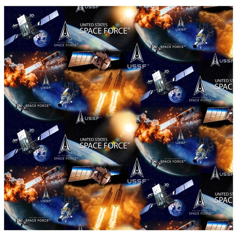 Space Force Scenic Sykel Enterprises Cotton Fabric SYK-10548-USSF