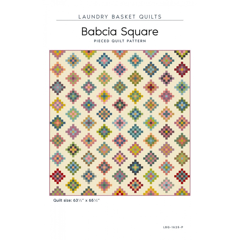 Babcia Square Quilt Pattern by Laundry Basket Quilts