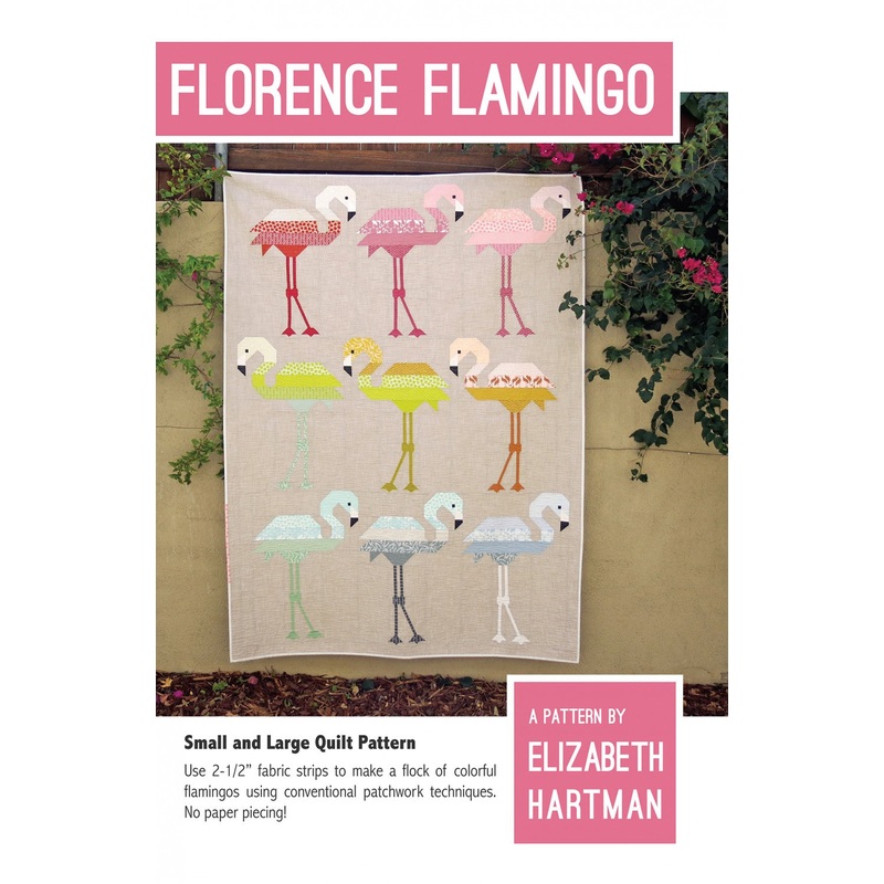 Florence Flamingo Quilt Pattern by Elizabeth Hartman