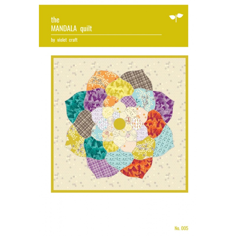 Mandala Applique Quilt Pattern by Violet Craft