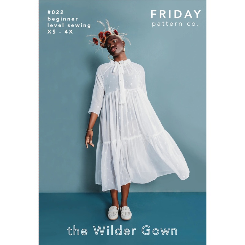 The Wilder Gown Shirt & Dress Pattern by Friday Pattern Company - Special Order