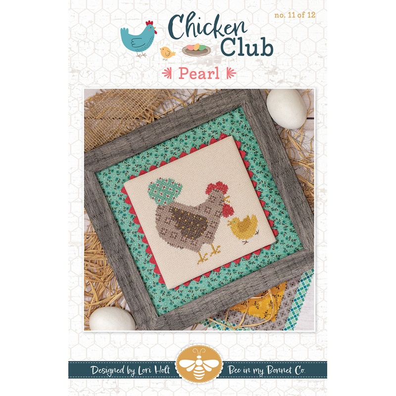 Chicken Club Cross Stitch Pattern of the Month 11 Pearl # ISE-488 - Special Order