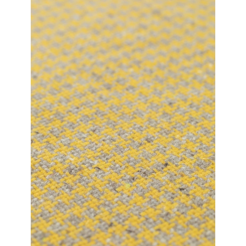 Donegal Tweed Houndstooth Irish Wool - Haytime Gold