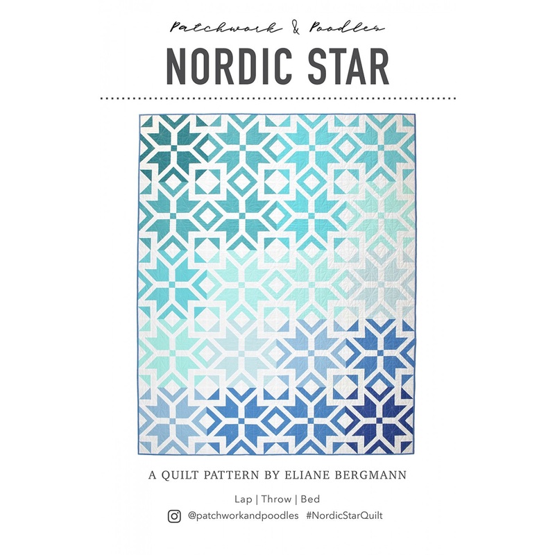 Nordic Star Quilt Pattern by Patchwork & Poodles